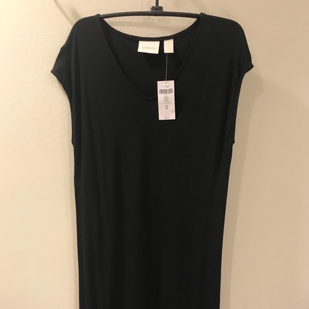 Chico’s Black Maxi Dress size 0
